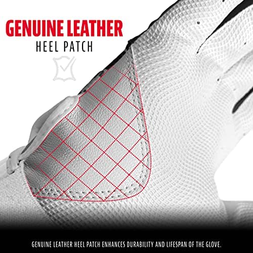 Franklin Sports MLB Youth Batting Gloves - Digitek Camo Baseball + Softball - Premium Leather - Many Sizes + Colors - Youth