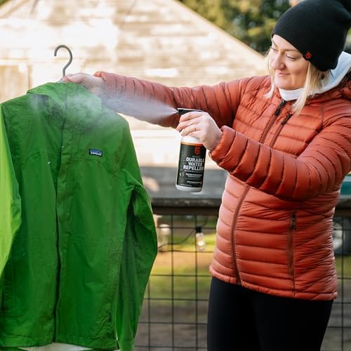 GEAR AID Revivex Durable Water Repellent (DWR) Spray for Restoring Waterproofing on Rainwear, Gore-TEX, Soft Shells, Waders, Tents, Ski, Paddle and Camping Gear, Various Sizes Available