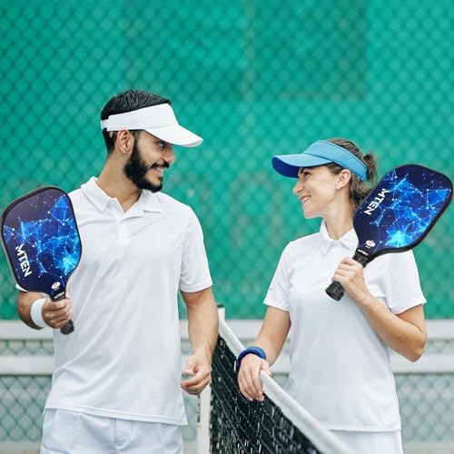 Pickleball Paddles, USAPA Approved Fiberglass Surface Pickleball Set with Pickleball Rackets, Pickleball Paddles Set for Men Women