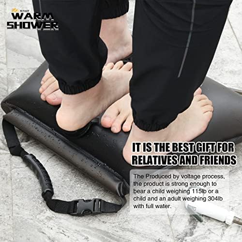 Solar Showers,3rd Generation Outdoor Shower Bag,A Model of Durability,4 Gallon/15L- Portable Shower for Camping,Camp Shower kit with hot Water.