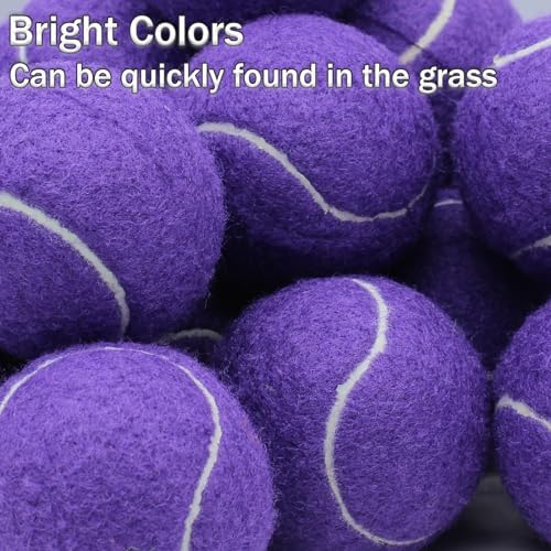 Tennis Balls, 20 Pack Training Tennis Balls,High Elasticity Practice Tennis for Beginner, Exercise Playing Balls for Pet Dog