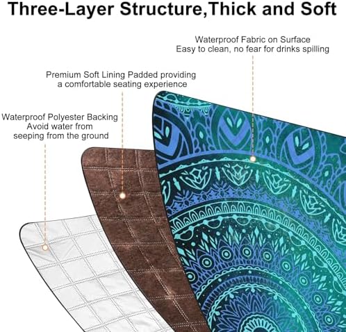 ICOSY Picnic Blankets Beach Blanket, Waterproof Outdoor Blanket Sandproof Picnic Camping Mat Camping Essentials 78" x 59"