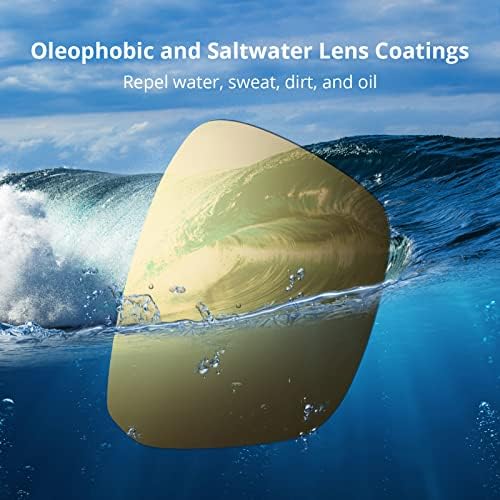 KastKing FlatRock Polarized Sport Sunglasses for Men and Women, Ideal for Driving Fishing Cycling Running, UV Protection