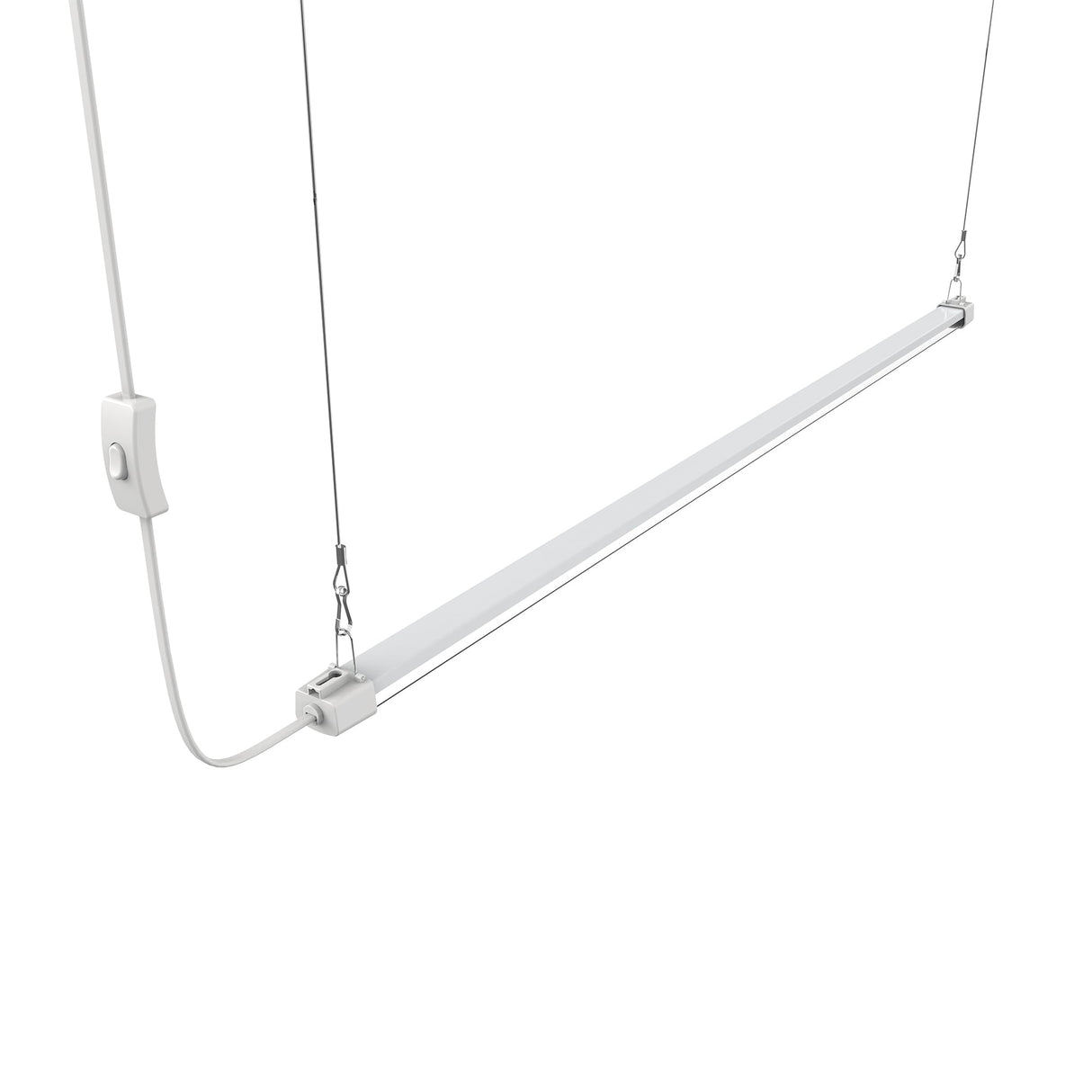 APICDOM LED Grow Light 4FT Full Spectrum Compact Linkable Lighting Fixture for Indoor Greenhouse Year Round Plant Seedlings, Essential Grow Slim Hanging Suspended Strip