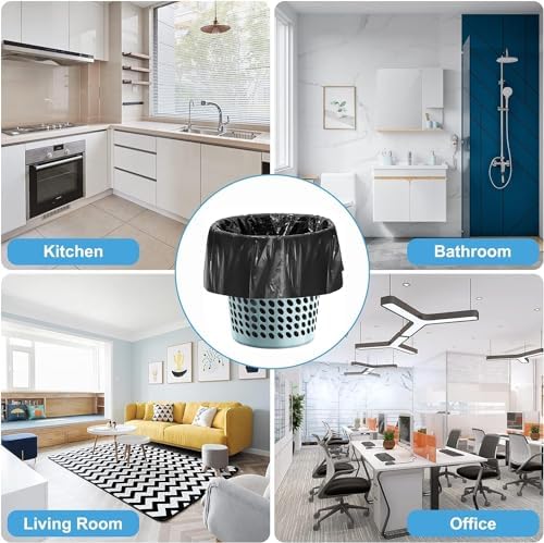 80 Portable Toilet Bags, Camping Toilet Bags, Biodegradable Porta Potty Bags, Thickened Toilet Waste Bags for 5 Gallon Bucket Toilet, Compostable Bags