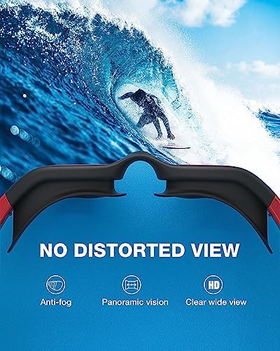ZIONOR G1 Polarized Swimming Goggles for Unisex Adult Women Anti Fog 100% Anti UV Diving Goggles