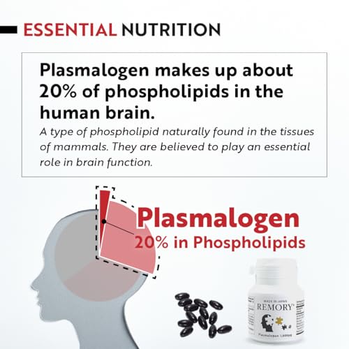 REMORY Plasmalogen Sea Squirt Supplement - Brain Health Supplement - 30 Days Supply