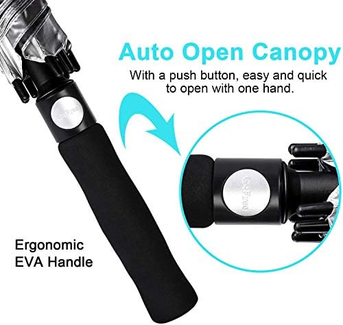 G4Free 47/54/62/68 Inch UV Protection Golf Umbrella Auto Open Vented Double Canopy Oversize Extra Large Windproof Sun Rain Umbrellas