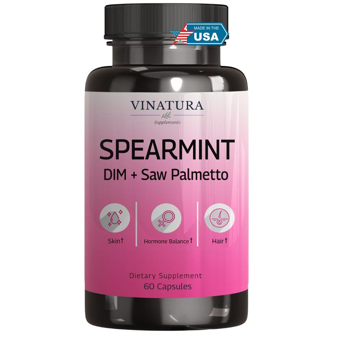 Spearmint Leaf Herbal Hormonal And Digestive Support Capsules