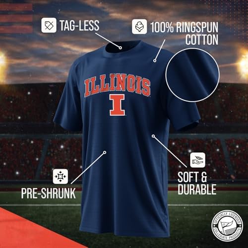 Campus Colors NCAA Adult Gameday Cotton T-Shirt