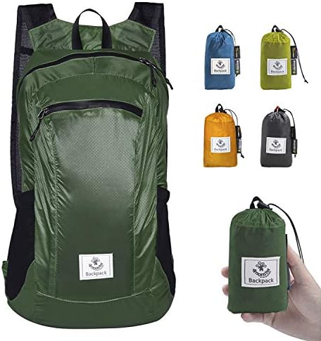 4Monster Hiking Daypack,Water Resistant Lightweight Packable Backpack for Travel Camping Outdoor