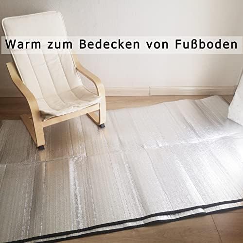 Camping Mat Foam Foil Blanket for Camping Foam Pad Insulating Foil Mat Sleeping Tent Pad Thermal Aluminum Camping mat for Reflecting Heat