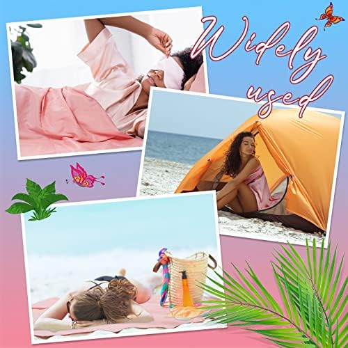 Irenare Self Tan Sleep Sack Breathable Self Tanning Sheet Protector for Bed Travel Sleeping Bag Camping and Sheet Liner for Outdoor Travel Hiking(Pink)