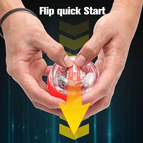 Wrist Trainer Ball Auto-Start Gyroscopic Forearm Exerciser Gyro Ball for Strengthen Arms, Fingers, Bones and Muscles