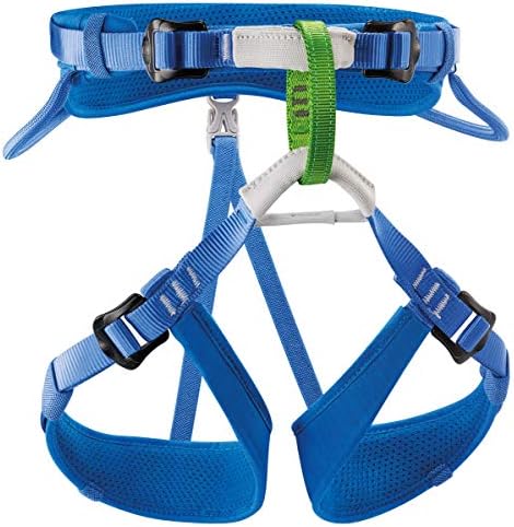 PETZL MACCHU Kids' Climbing Harness - Adjustable Seat Harness for Children Less Than 40kg / 88 lbs