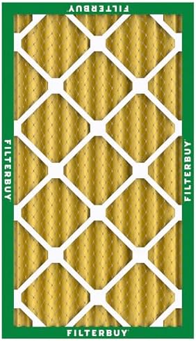 Filterbuy 16x25x4 Air Filter MERV 11 Allergen Defense (2-Pack), Pleated HVAC AC Furnace Air Filters Replacement (Actual Size: 15.50 x 24.50 x 3.63 Inches)