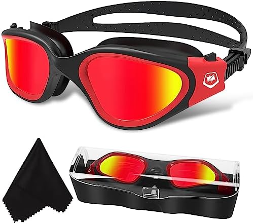 WIN.MAX Polarized Swimming Goggles Swim Pool Goggles Anti Fog Anti UV No Leakage Clear Vision for Men Women Adults Teenagers