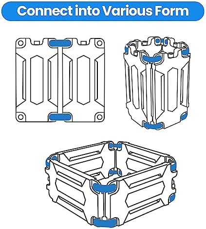 Heytrip Ice Packs for Cooler (4-Pack) with Links - Large - 10 x 5 Inch - Reusable Long Lasting (21F) - Freezer Packs for Cooler Bag, Lunch Bags, Cooler Backpacks