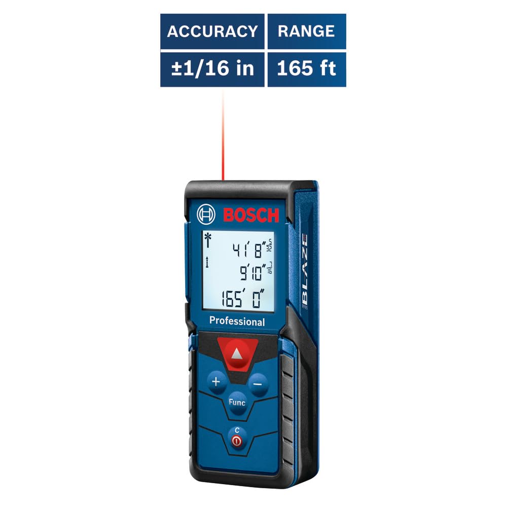 Bosch GLM165-40 Blaze™ Pro 165 Ft. Laser Measure
