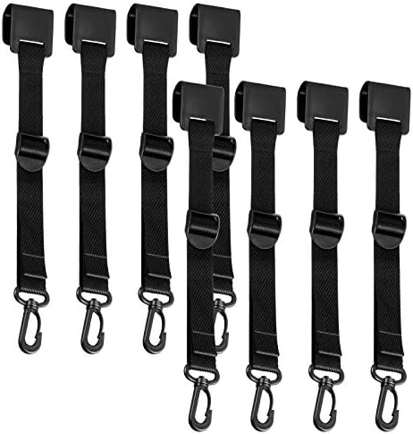 Shappy 8 Pcs Canopy Hanging Clips Tent Hanging Clip for Vendor Booth Display Business Exhibitions to Hang Signs, Slogans, Flags, and for Outdoor Camping to Hang Food, Lanterns, Garbage Bags, Towels