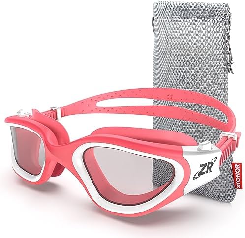 ZIONOR G1 Polarized Swimming Goggles for Unisex Adult Women Anti Fog 100% Anti UV Diving Goggles