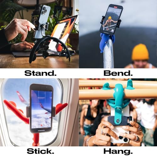 Tenikle® PRO - Flexible Tentacle Tripod for Mobile Phone and Action Camera GoPro, Insta360, DJI Osmo, As Seen on Shark Tank, Bendable Suction Cup Camera Mount & Holder, iPhone & Android Compatible