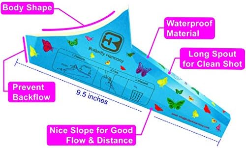 S3 (8-20 Funnels) Disposable Paper Female Urination Device, Women Urinals Portable, Toilet Funnel Urinal for Camping Hiking, Pee Urine Devices for Travel She Girl Woman