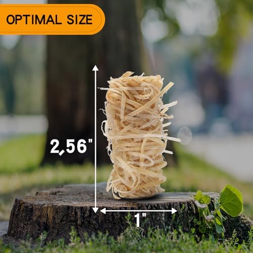 Fire Starter -70 Pcs Fire Starters for Campfires, Fireplace, Grill, Wood & Pellet Stove, Fire Pit, BBQ, Survival, ooni Pizza Ovens, Water Resistant and Odorless Safe for Indoor/Outdoor Use