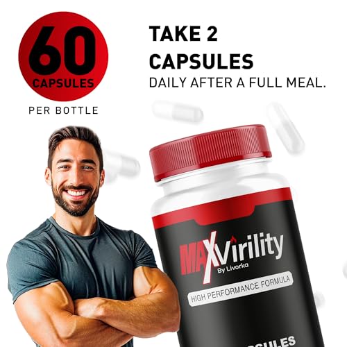 (3 Pack) Max Virility For Men, Max Virility, Maxvirility For Men, MaxVirility Capsules, MaxVirility, Max Virility Supplement, Max Virility Pills For Men, Max Virility Pills, 300 Capsules For 3 Months