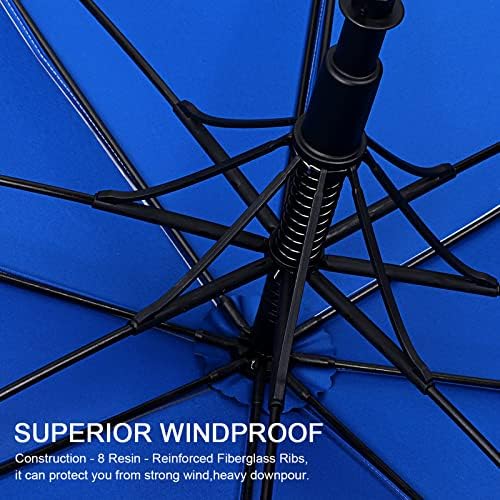 G4Free 47/54/62/68 Inch UV Protection Golf Umbrella Auto Open Vented Double Canopy Oversize Extra Large Windproof Sun Rain Umbrellas