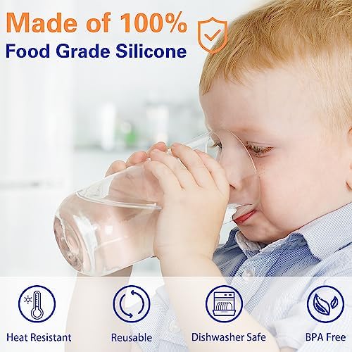 3 and 5 Gallon Water Jug Cap, Silicone Reusable Replacement Cap, Non Spill Bottle Caps for 55mm Bottle Water Dispenser Caps - Pack of 10