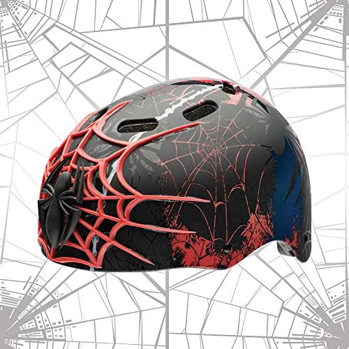 BELL Marvel Spiderman Hero Helmet, Red, Child (5-8 yrs.)