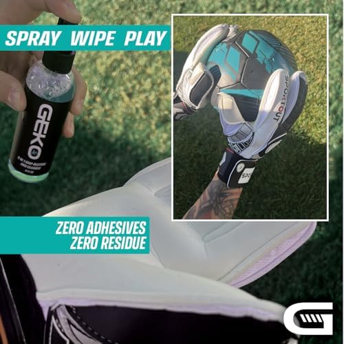 Geko 2 in 1 Grip Restore and Cleaner - #1 Sport Cleaner Formulated for Grip - Grip Spray for Golf, Football, Baseball, Basketball, Soccer, Tennis, Pickleball, Volleyball - Removes Dirt And Oil