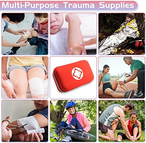 Car-First Aid-Kit Travel-Emergency Home-Essential - 274Pcs First Aid Kits Refill Supplies for Business College Dorm Student Boating Outdoor Adventure Emergency Necessities YIDERBO