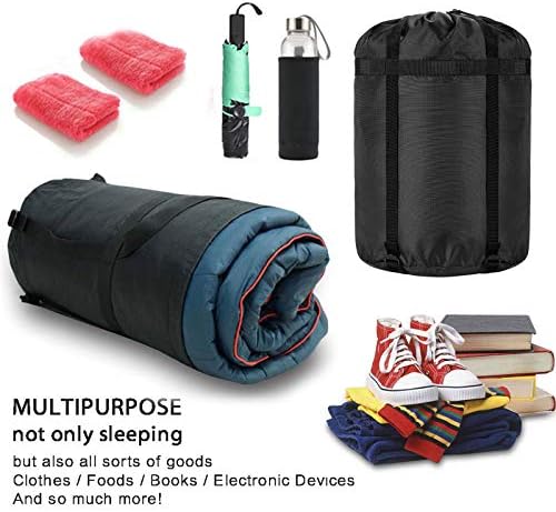 Compression Stuff Sack, 24L/36L/46L Sleeping Bags Storage Stuff Sack Organizer Waterproof Camping Hiking Backpacking Bag for Travel - Great Sleeping Bags Clothes Camping