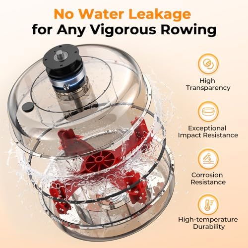 YOSUDA Magnetic/Water Rowing Machine 350 LB Weight Capacity - Foldable Rower for Home Use with Bluetooth, App Supported, Tablet Holder and Comfortable Seat Cushion