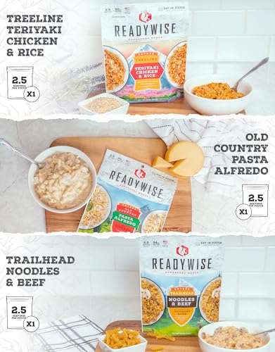 READYWISE - Favorite Kit, 9 Pack, Emergency Food Supply, MRE, Freeze Dried Food, Survival, Camping Essentials, Backpacking Meals, up to 15-Year Shelf Life