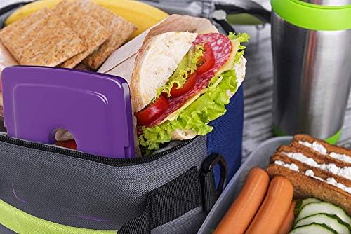 Ice Packs for Lunch Bags - Freezer Packs - Original Cool Pack | Slim & Long-Lasting Reusable Ice Pack for Lunch Box and Cooler Bag (Set of 10)