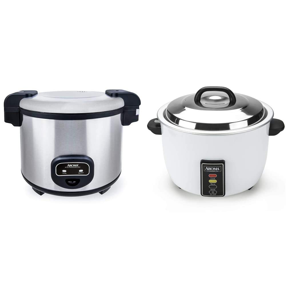 Aroma Housewares Commercial Rice Cookers (ARC-1130S) and (ARC-1033E)