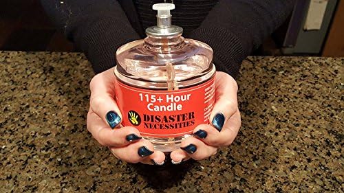 Emergency Candle, Clear Mist - Set of 3 Survival Candles (3-Pack)