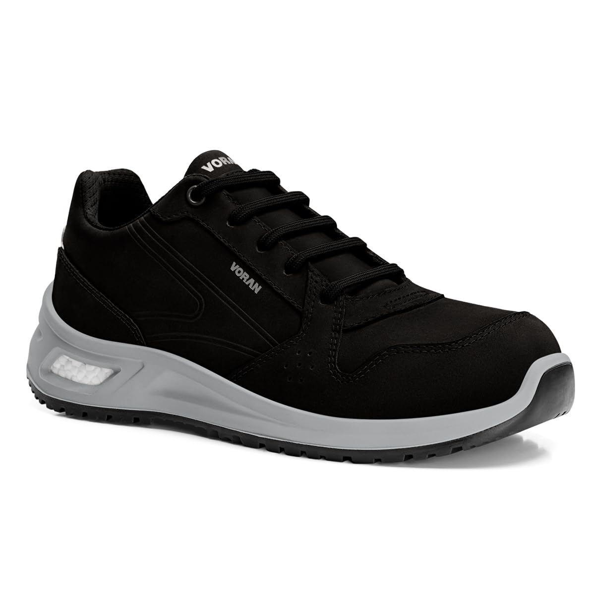 VORAN Sportsafe Energy 610-N09 Alloy Toe EH Work Shoe Black Nubuck 10.5 M