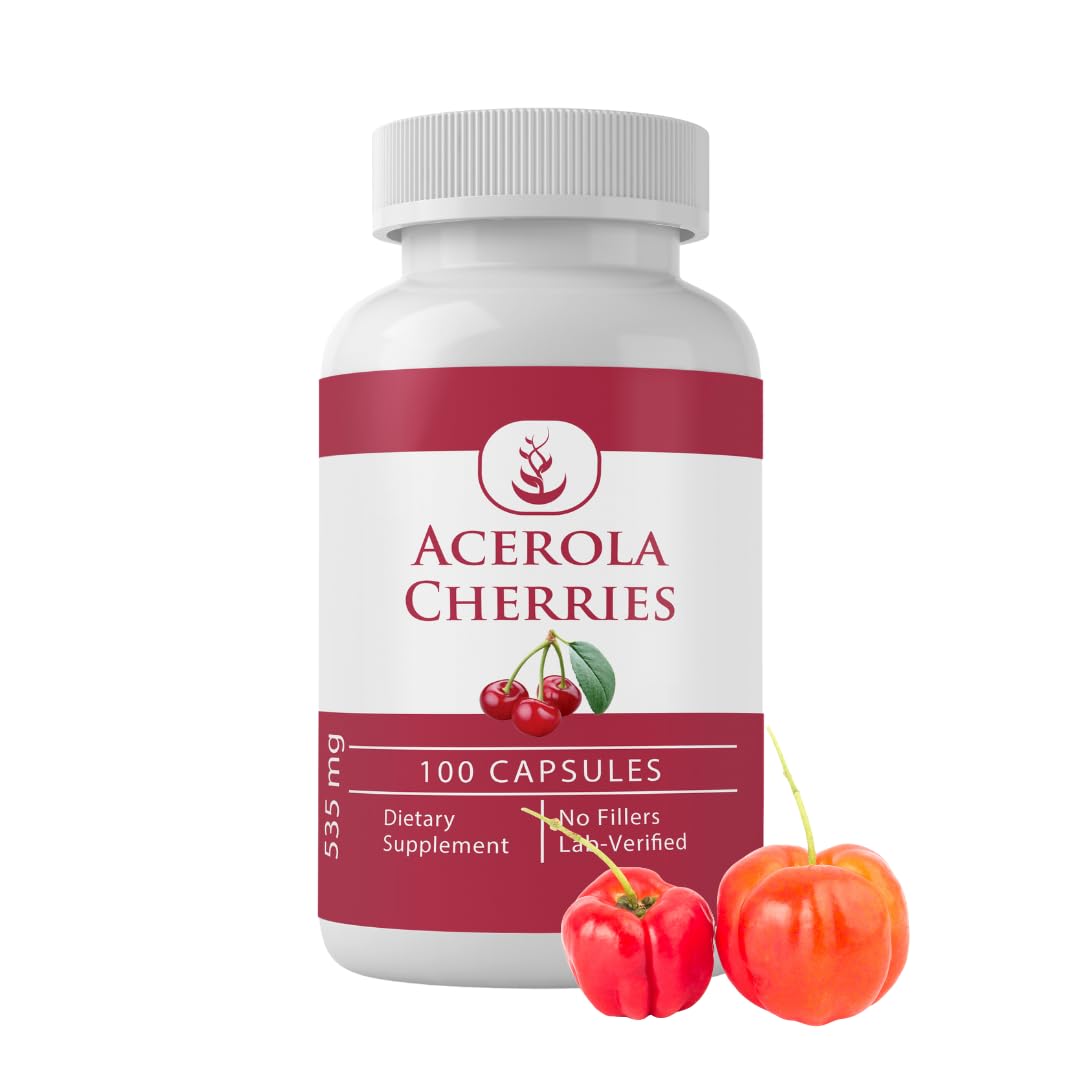 Pure Original Ingredients Acerola Cherry, (100 Capsules) Always Pure, No Additives Or Fillers