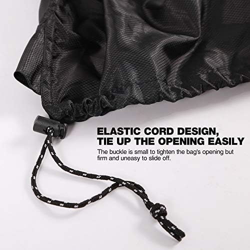 REDCAMP Sleeping Bag Stuff Sack, Black M, L, XL and XXL Compression Sack, Great for Backpacking and Camping