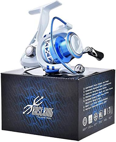 KastKing Centron & Centron Lite Spinning Reels, Freshwater and Saltwater Spinning Fishing Reel, Up to 17.5Lbs Max Drag, 5.2:1 Gear Ratio, Ultra Smooth Powerful, CNC Aluminum Spool, 9+1 BB Light Weight