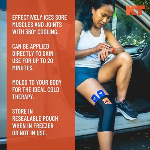 KT Health, Size XL/2XL, Ice Sleeve and Universal Bag, Direct 360 Degree Cooling and Compression