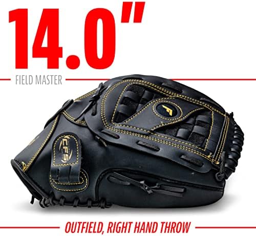 Franklin Sports Baseball + Softball Gloves - Field Master Adult + Youth Baseball + Softball Gloves - Right Hand + Left Hand Gloves - Infield + Outfield Mitts - Multiple Sizes + Colors