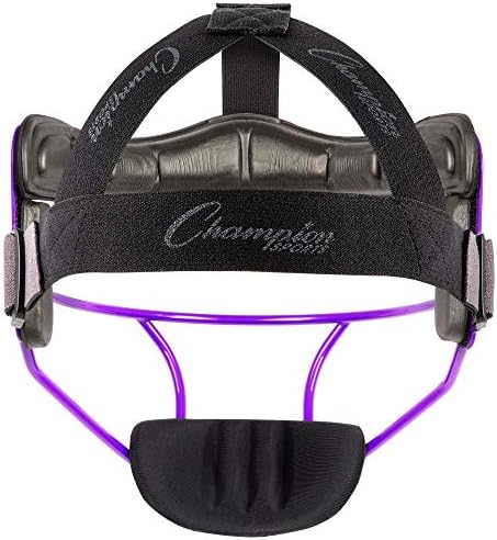 Champion Sports Steel Softball Face Mask - Classic Fielders Masks for Adults - Durable Head Guards - Premium Sports Accessories for Indoors and Outdoors - Multiple Styles