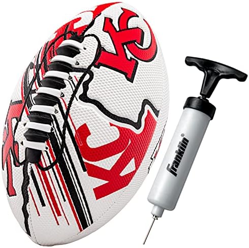 Franklin Sports NFL Team Mini Footballs - Youth 8.5" Official NFL Licensed Football + Air Pump Set