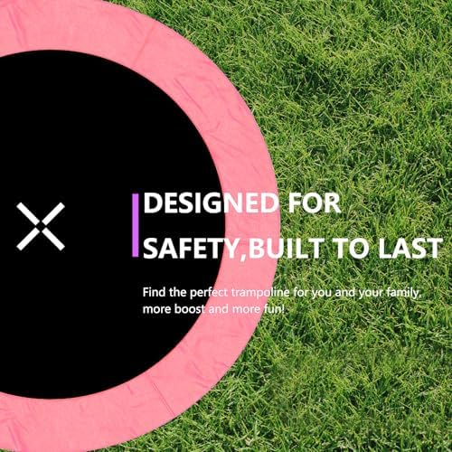 AOTOB 8FT 10FT 12FT 14 FT 15FT Trampoline with Safety Enclosure Net,Outdoor Trampoline with Basketball Hoop, Heavy Duty Jumping Mat and Spring Cover Padding for Kids and Adults, Storage Bag and Ladder