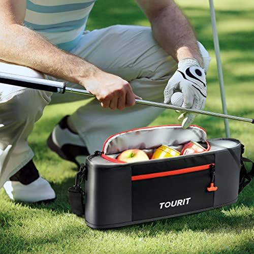 TOURIT Cooler Bag - 6-Can Insulated Sleeve, Small Soft Golf Accessories for Men, Fits Discreetly in Golf Bag